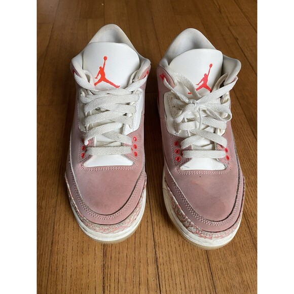 Air Jordan 3 Women's Sneakers Retro Rust Soft Pink, Size 7W/5.5M, CK9246-600 - Picture 3 of 10